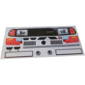 Skoda 130LR matrica 1:10 autómodell karosszériához Skoda 130LR matrica 1:10 autómodell karosszériához