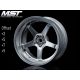 MST 1:10 GT On-Road 26mm Ofszet állítható, 5 küllős ezüst felni 4 db