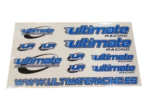 Ultimate Racing matrica kék 1db 22x13cm
