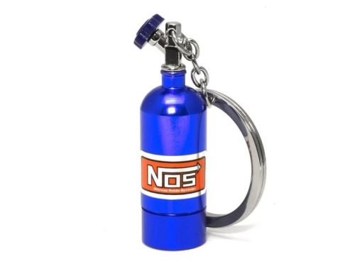 Mini NOS, Nitro palack kulcstartó 1db kék