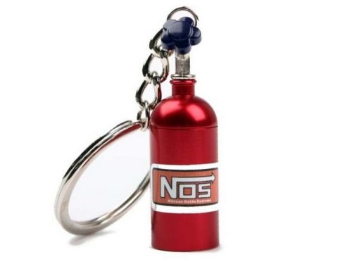 Mini NOS, Nitro palack kulcstartó 1db piros