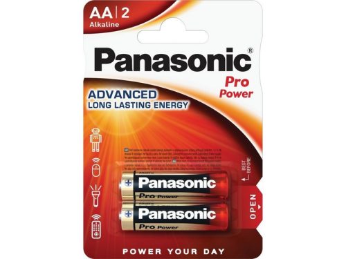 Panasonic Pro power 2db 1.5v AA elem (piros)