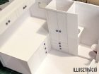 Polisztirol Sikó lemez fehér 0.5 mm,  50 x 50cm SZÁLLÍTÁS CSAK FÉLBE VÁGVA!
