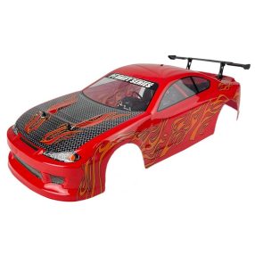 Himoto 1:10 Nissan S15 Drift festett karosszéria (piros)