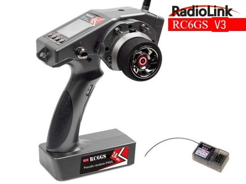Radiolink RC6GS V3, 6 csatornás 2.4GHz pisztoly távirányító vevővel