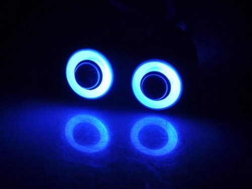 Angel eyes LED kék-fehér 2db