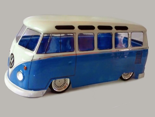 VW T1 Hippibusz 1:10 festetlen karosszéria
