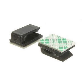 Öntapadós kábeltartó fekete 1db Öntapadós kábeltartó fekete 1db