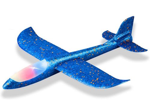 Sky Fox LED EPP hab szabadonrepülő LED világítással (szárny 49 cm) kék és piros színekben