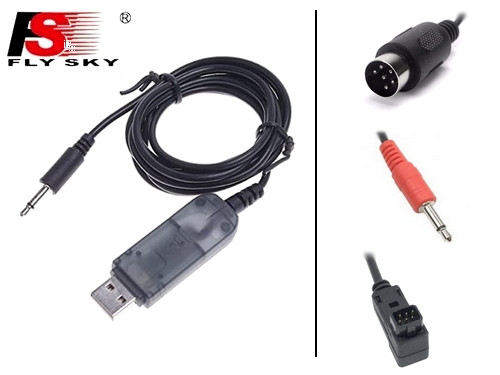 FlySky USB  szimulátor kábel készlet