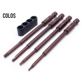   KYX COLOS Imbusz hosszú bitkészlet (0.05,1/16,5/64,3/32 mm) elektromos csavarhúzókba 