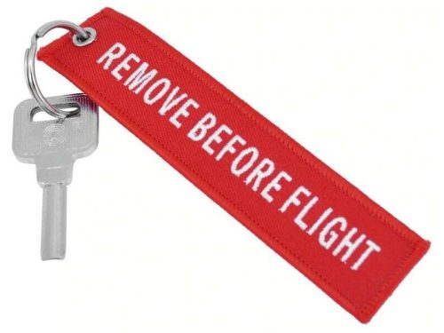 Remove Before Flight repülős kulcstartó 1db