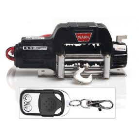   Élethű Warn 9.5 CTI csörlő + távirányító 1:10 autómodellekhez (fekete)