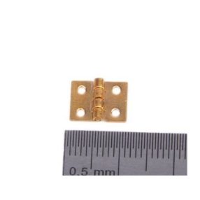 Mini élethű réz zsanér 1db