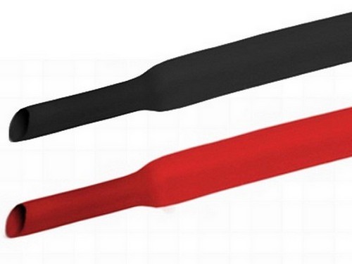 Zsugorcső kábelekhez piros, fekete, sárga színben 10mm 2x25cm 1db
